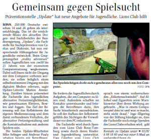 Reality Adventure - Ambulante Suchthilfe Bonn - Kooperation von Caritasverband und Diakonischem Werk